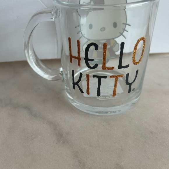 Hello Kitty Fall Candy corn clear mug - Picture 3 of 3